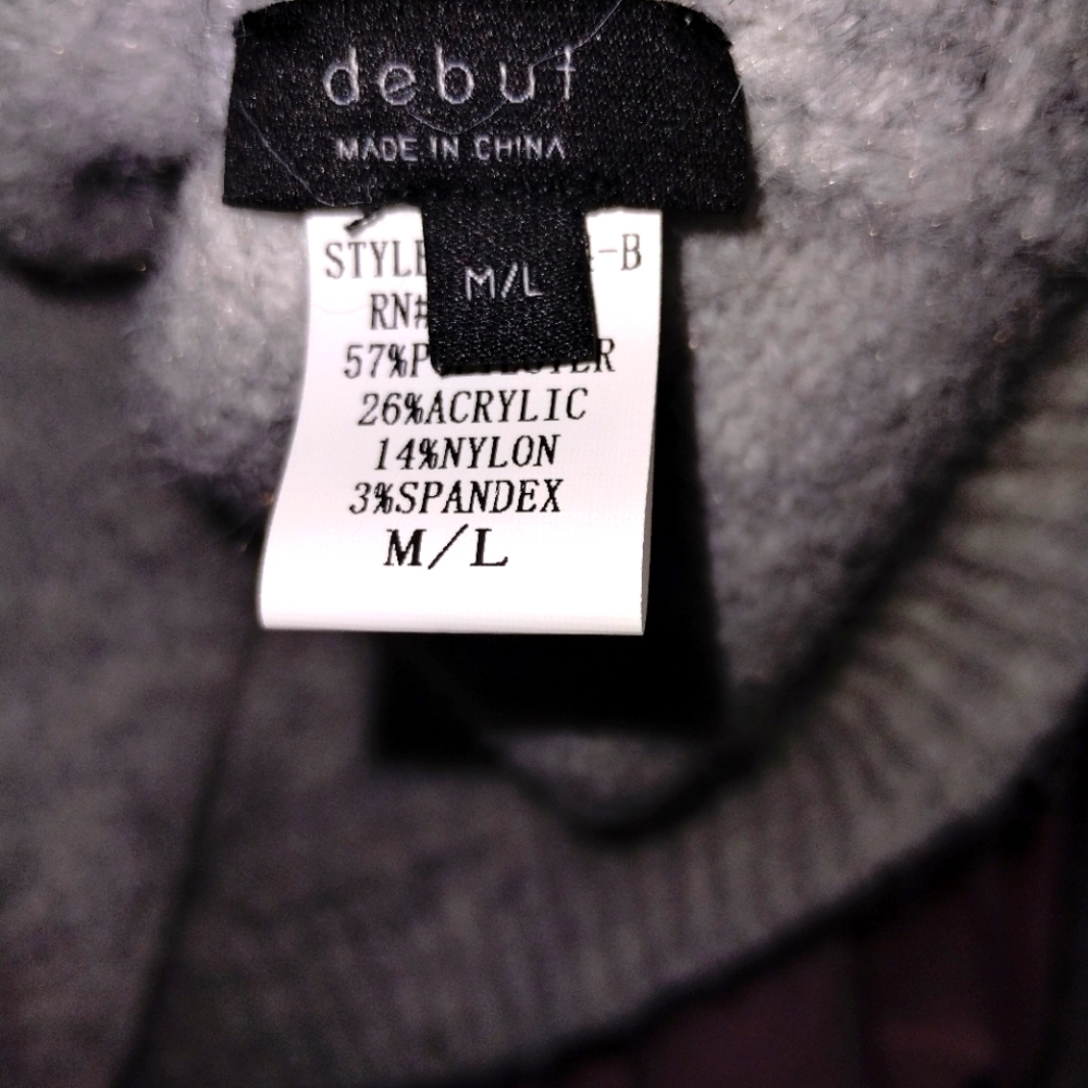 NWOT Lace Bow Reversible Soft Sweater - Picture 5 of 5